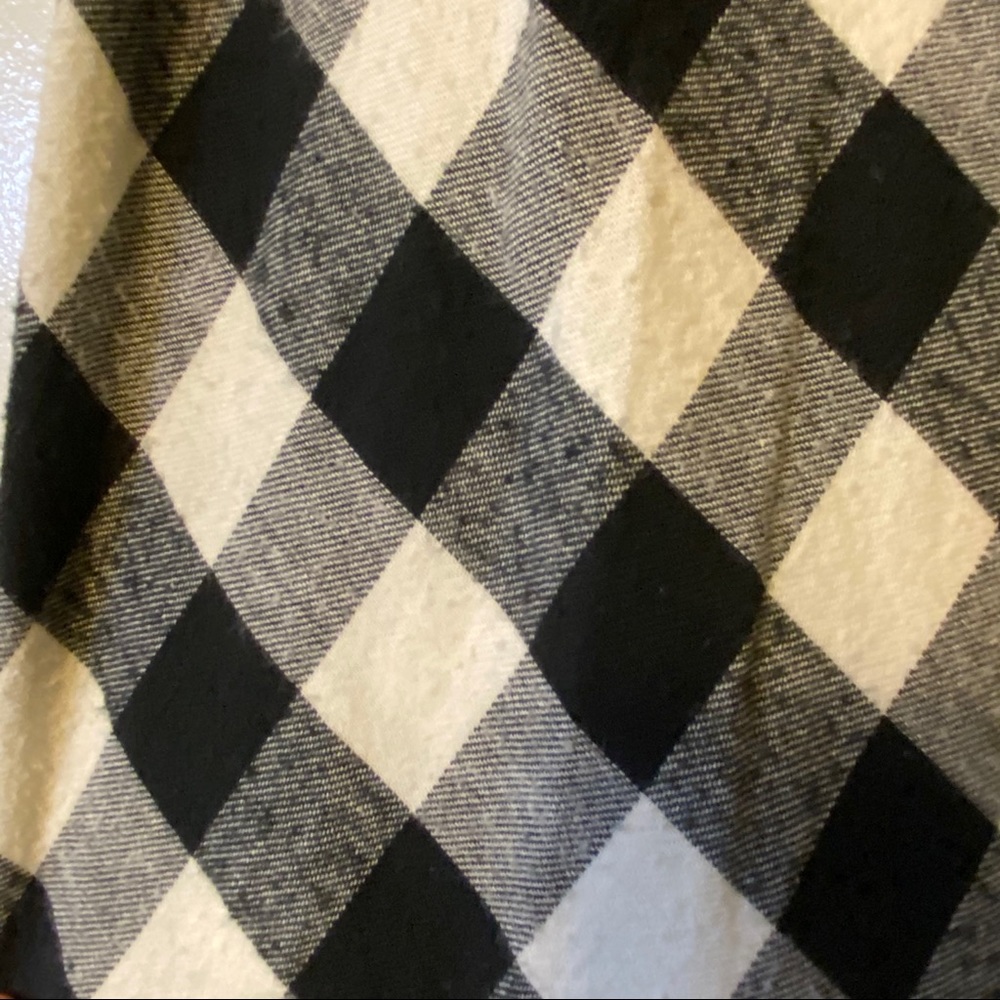 SKIN Gingham Black White Midi Dress Size 0 - Picture 4 of 7